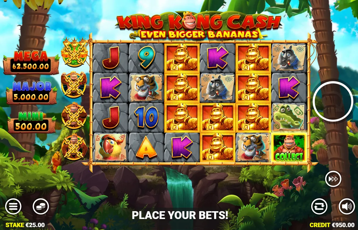 King Kong Cash Even Bigger Bananas 3 Slot